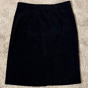 Source Unknown Classic Black Pencil Skirt